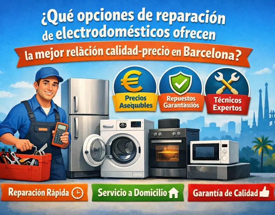 Que opciones de reparacion de electrodomesticos ofrecen la mejor relacion calidad precio en Barcelona 960x750 - ¿Qué opciones de reparación de electrodomésticos ofrecen la mejor relación calidad-precio en Barcelona?
