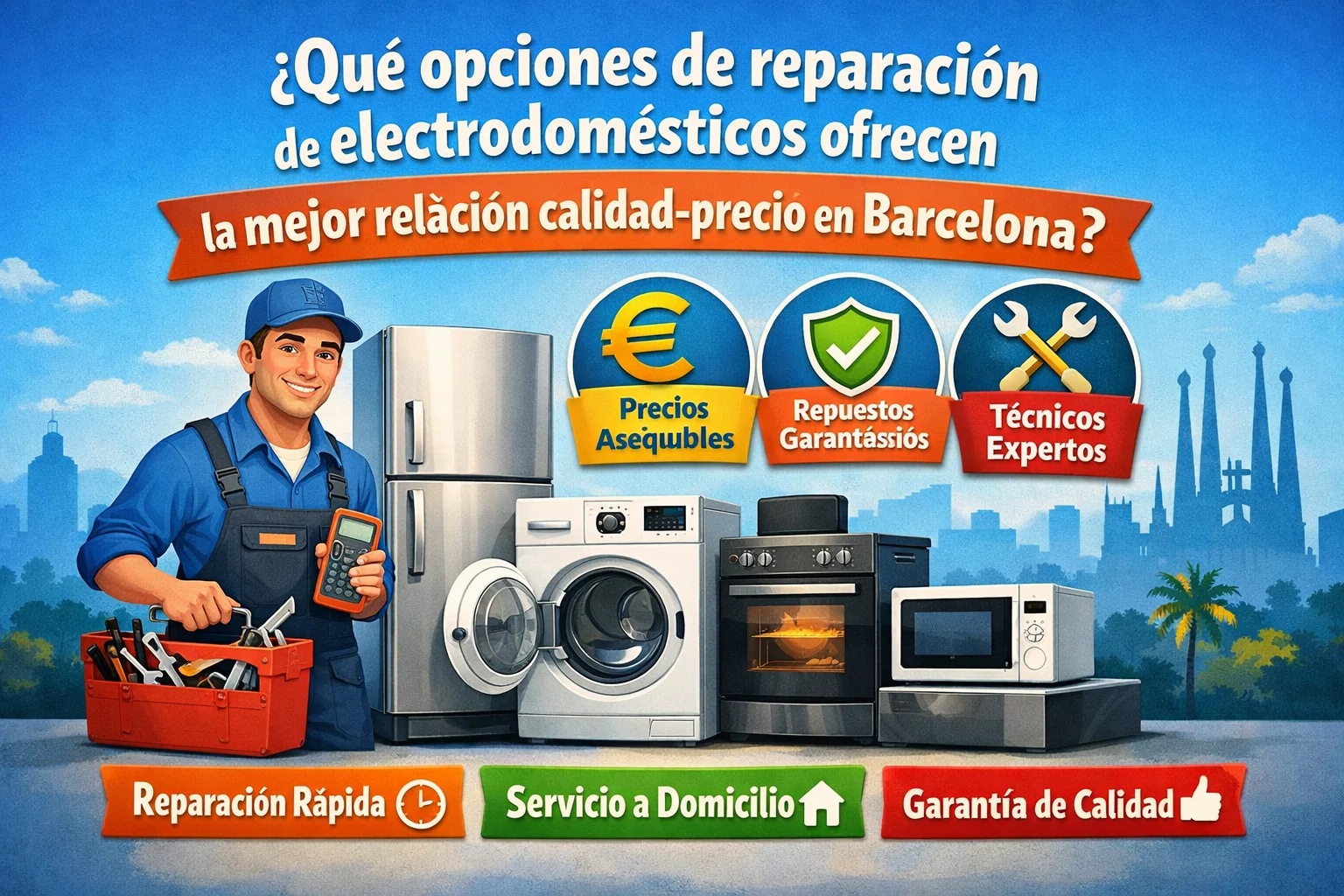 ¿Qué opciones de servicio técnico de lavavajillas son mejores para mi presupuesto? Que opciones de reparacion de electrodomesticos ofrecen la mejor relacion calidad precio en Barcelona - ¿Qué opciones de servicio técnico de lavavajillas son mejores para mi presupuesto?