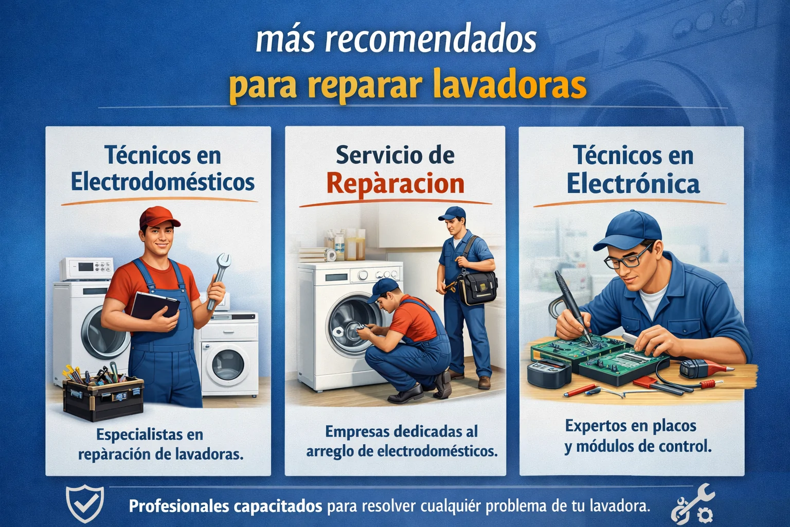 mas recomendados para reparar lavadoras - &iquest;Cu&aacute;les son los expertos m&aacute;s recomendados para reparar lavadoras?