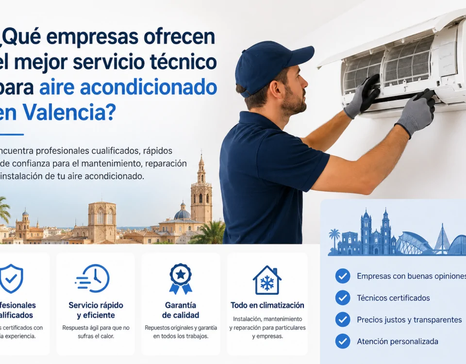 Que empresas ofrecen el mejor servicio tecnico para aire acondicionado en Valencia 960x750 - ¿Qué empresas ofrecen el mejor servicio técnico para aire acondicionado en Valencia?