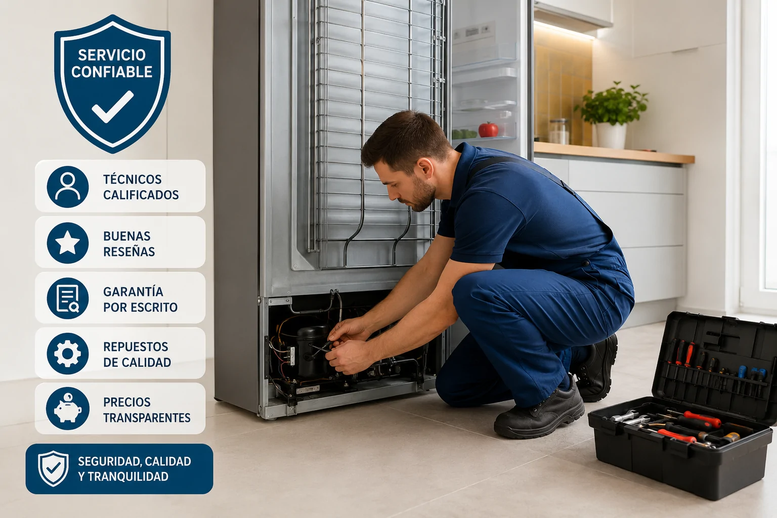 ¿Cómo elegir un servicio técnico confiable para reparar mi frigorífico? Como elegir un servicio tecnico confiable para reparar mi frigorifico - ¿Cómo elegir un servicio técnico confiable para reparar mi frigorífico?