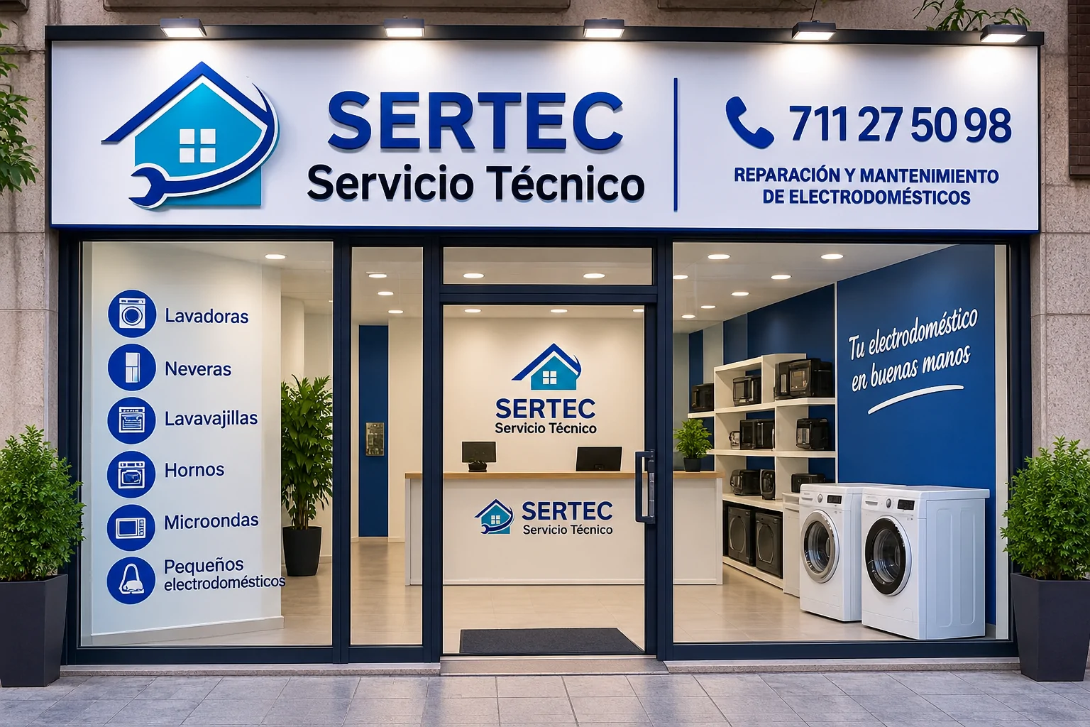 Servicio Tecnico Reparación Electrodomesticos Escaparate moderno de servicio tecnico SERTEC - Servicio Tecnico Reparación Electrodomesticos